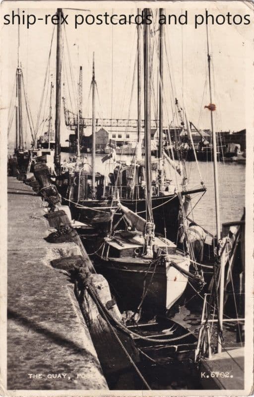 Poole Harbour, Dorset, the quay a