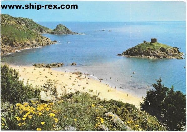 Portelet Bay, Jersey - postcard