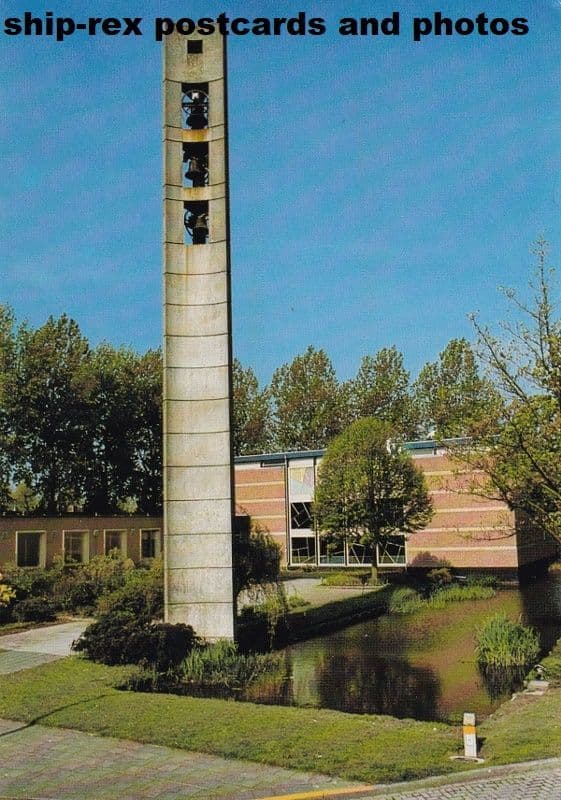 Puttershoek (South Holland) church, postcard (a1)