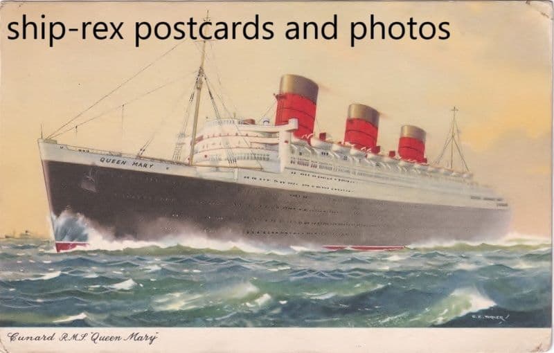 QUEEN MARY 1936c Cunard Line s3