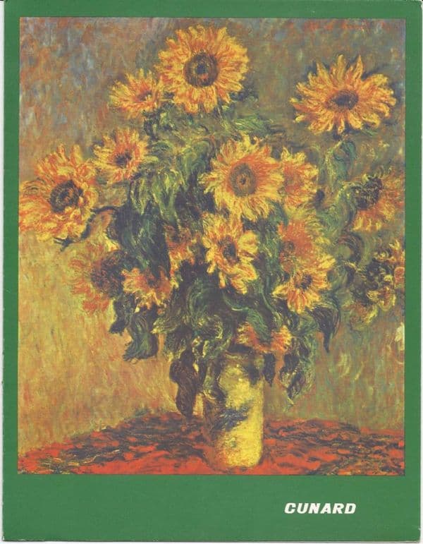 QUEEN MARY (Cunard Line) - menu 1965/11/18, Luncheon