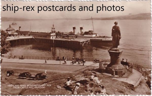 QUEEN MARY II (1934a, Caledonian SP) at Dunoon
