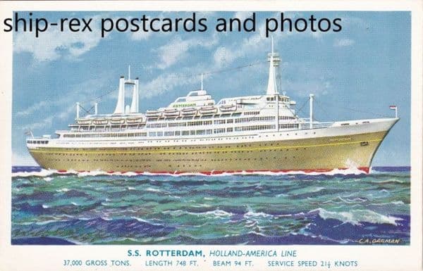 ROTTERDAM (1959a, Holland America) d1
