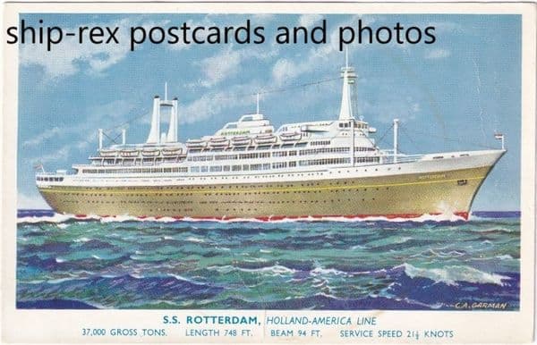 ROTTERDAM (1959a, Holland America) d2