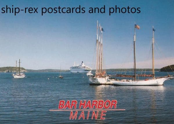 Royal Viking Line ship at Bar Harbor