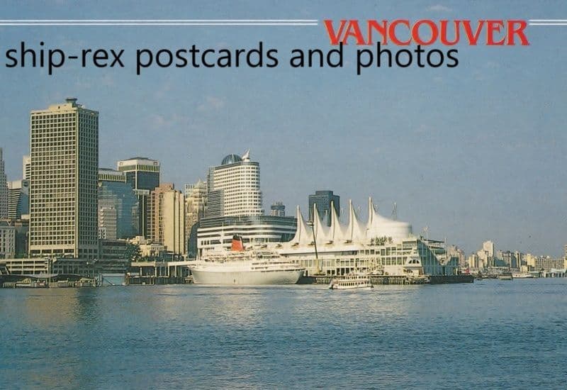 SAGAFJORD (1965b, Cunard Line) at Vancouver
