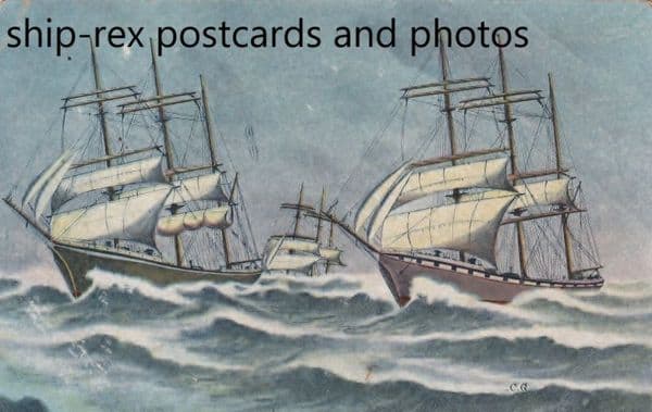 Sailing vessels convoy