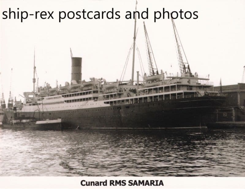 SAMARIA 1922a Cunard Line