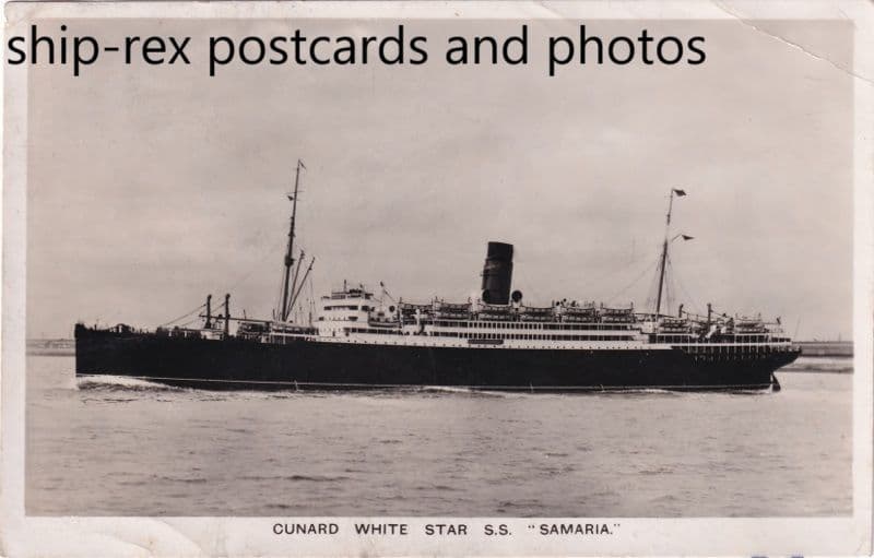 SAMARIA (1922b, Cunard White Star) a
