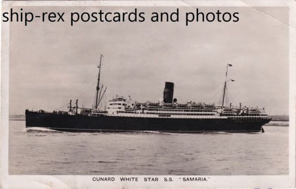 SAMARIA (1922b, Cunard White Star) a