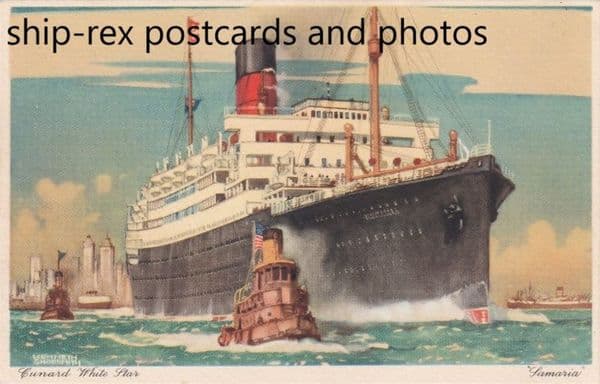 SAMARIA (1922b, Cunard White Star) b