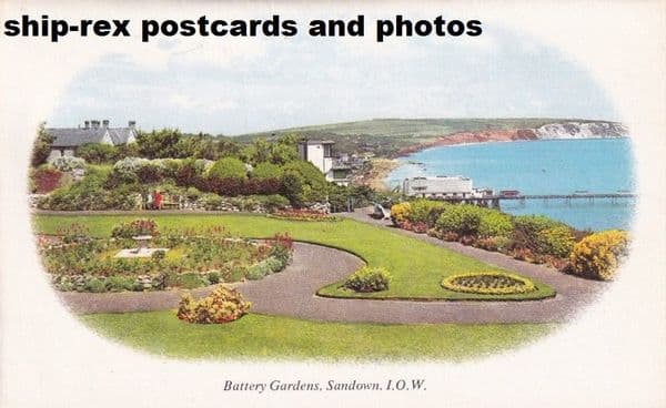 Sandown (IOW) Battery Gardens, notelet
