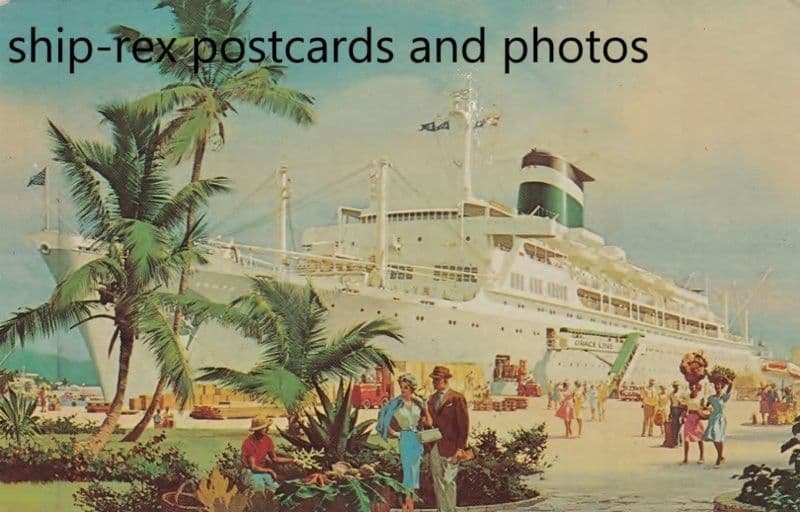 SANTA ROSA, SANTA PAULA (1958, Grace Line)