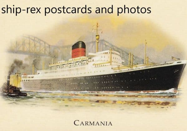 SAXONIA (1954, Cunard Line) as CARMANIA