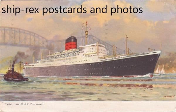 SAXONIA (1954, Cunard Line) b1
