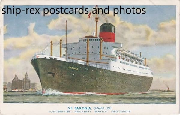 SAXONIA (1954, Cunard Line) c