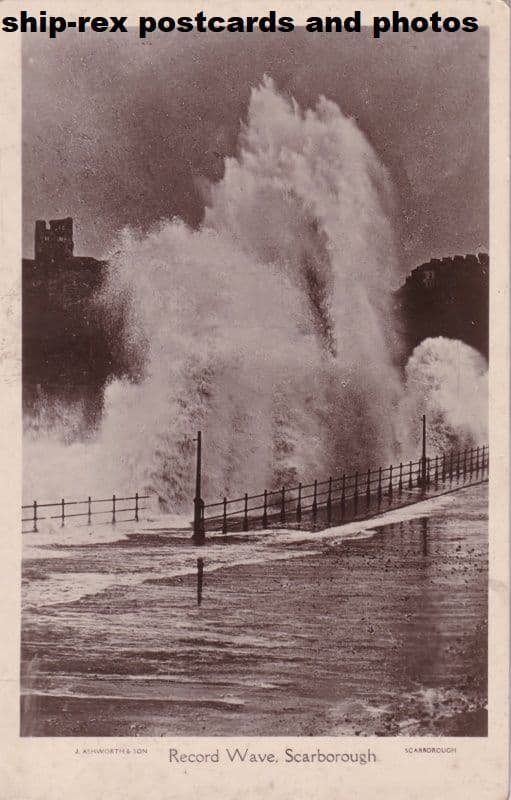 Scarborough (Yorkshire) record wave