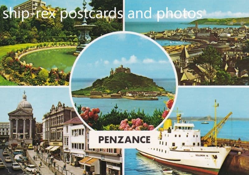 SCILLONIAN III (1977a) on Penzance multi-view
