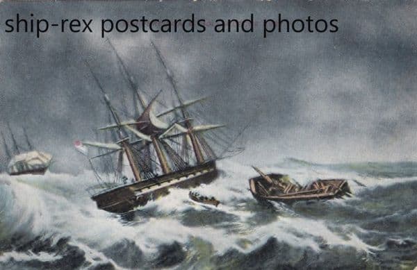 Shipwreck on the Dutch coast