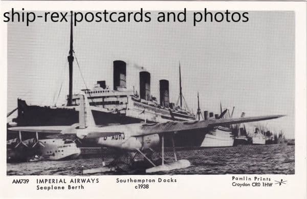 Southampton Seaplane Berth with BERENGARIA