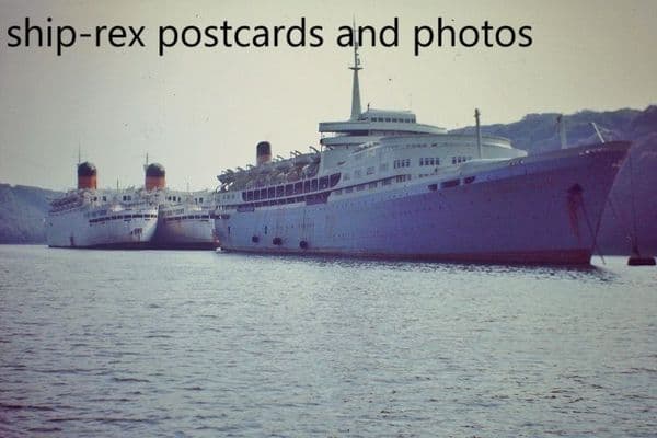 SOUTHERN CROSS (1955), CARMANIA, FRANCONIA on River Fal