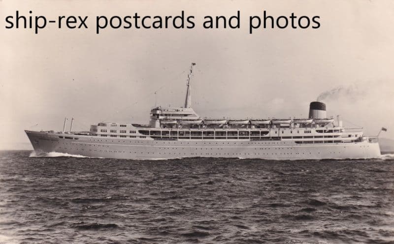 SOUTHERN CROSS (1955, Shaw Savill & Albion) d