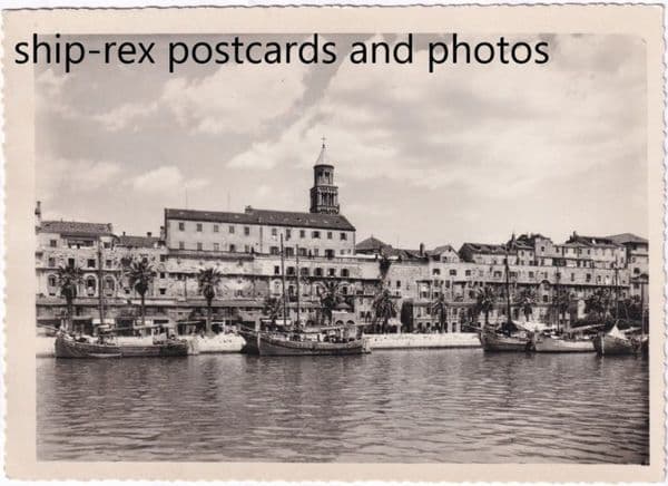 Split, Croatia, boats at quay
