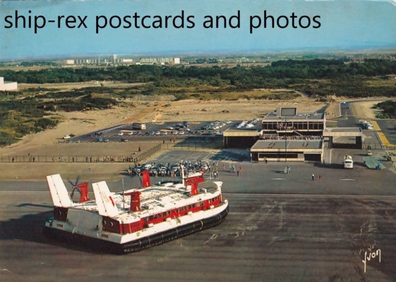 SRN4 hovercraft at Calais Hoverport