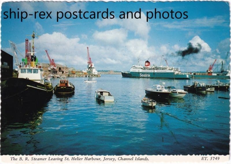 St Helier harbour, Jersey a