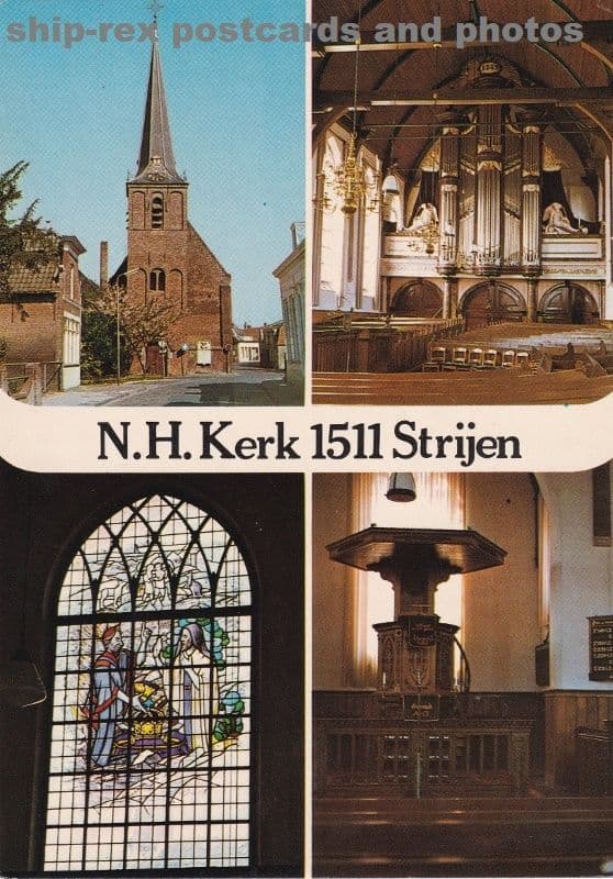 Strijen (South Holland) multi-view postcard