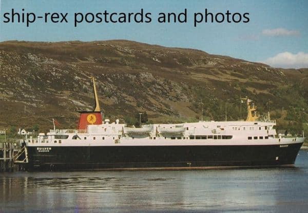 SUILVEN (Caledonian MacBrayne) d2