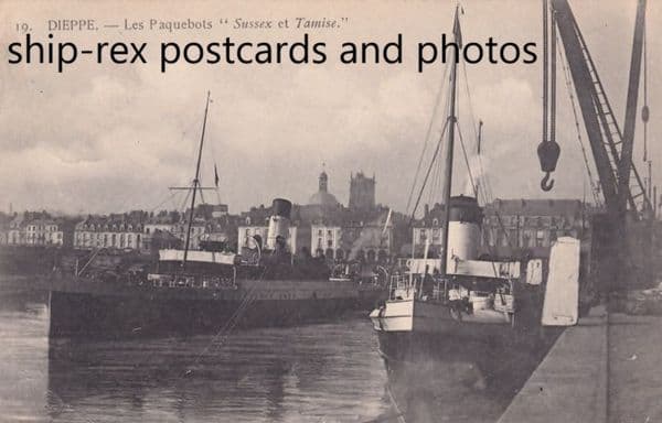 SUSSEX & TAMISE at Dieppe