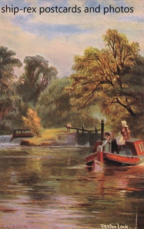 Teston Lock, River Medway, Kent