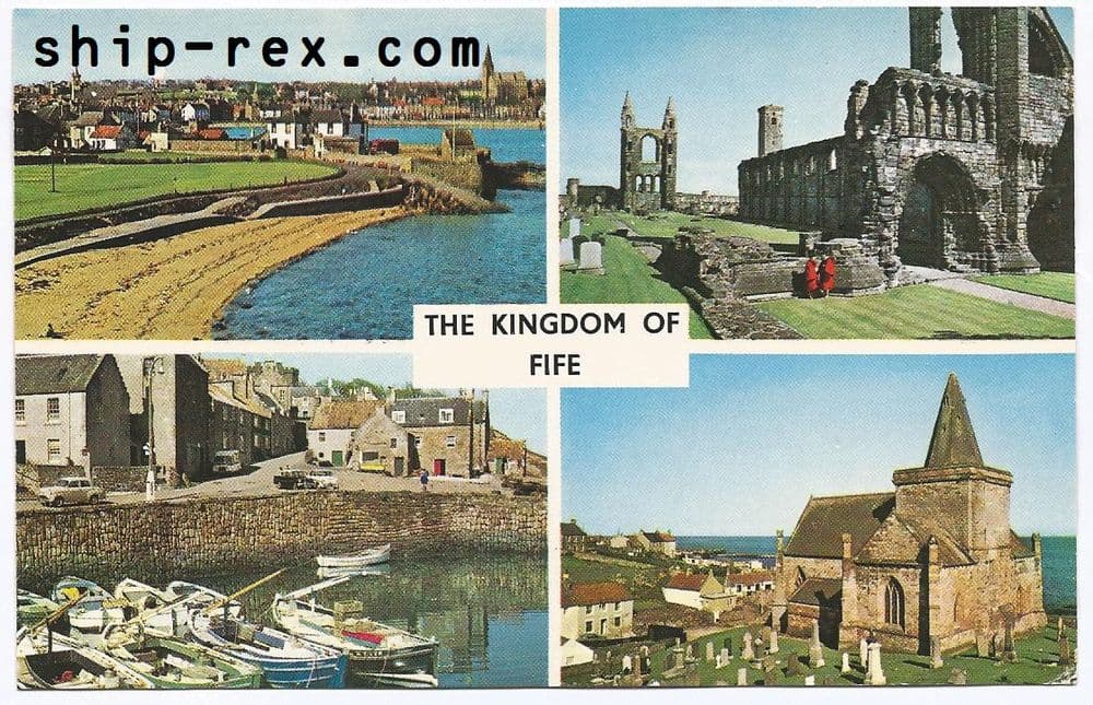 The Kingdom Of Fife multiview postcard