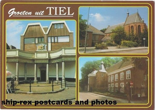 Tiel (Gelderland) multi-view postcard