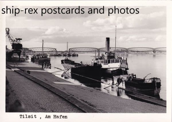 Tilsit quayside, East Prussia a