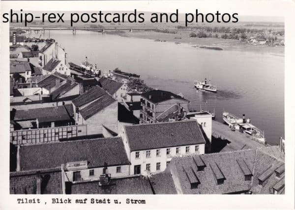 Tilsit quayside, East Prussia b