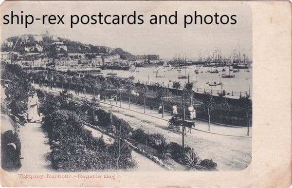 Torquay harbour on Regatta Day a