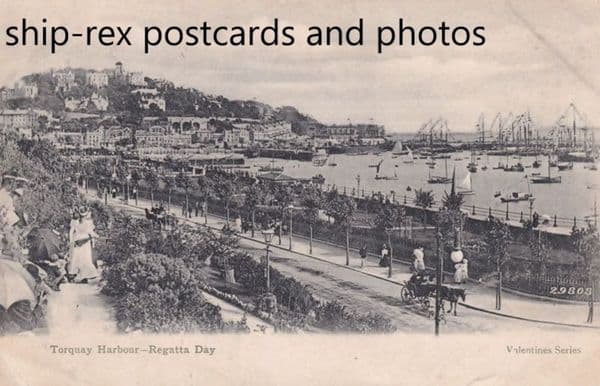 Torquay harbour on Regatta Day b