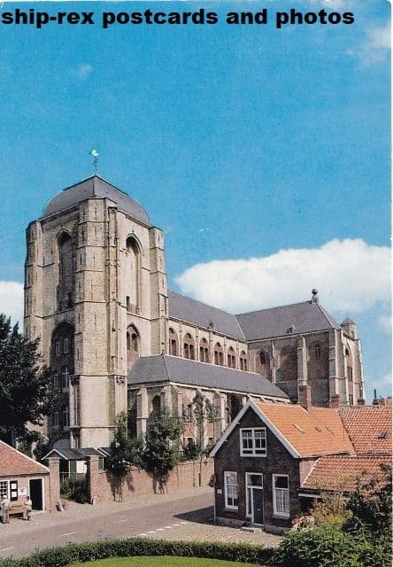Veere (Zeeland) Great Church, postcard