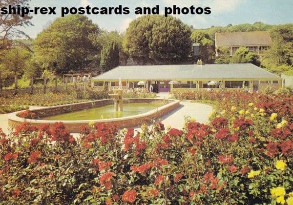 Ventnor (IOW) Steephill Gardens, postcard