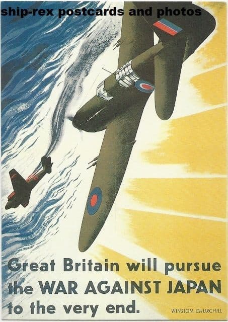 War Against Japan, postcard