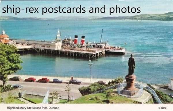 WAVERLEY (1947b) at Dunoon e