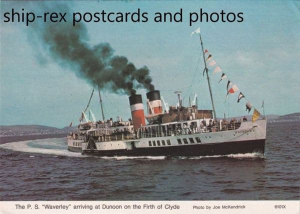 WAVERLEY (1947b) at Dunoon f