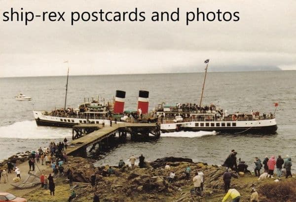 WAVERLEY (1947b) at Portencross Pier