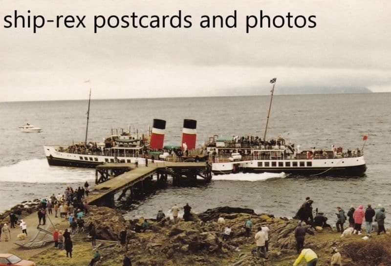 WAVERLEY (1947b) at Portencross Pier