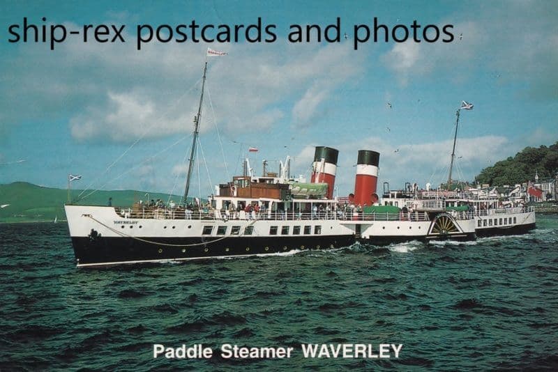 WAVERLEY (1947b) at Rothesay a