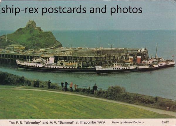 WAVERLEY (1947b) & BALMORAL (1949) at Ilfracombe