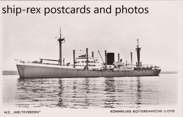 WELTEVREDEN (Royal Rotterdam Lloyd) a1