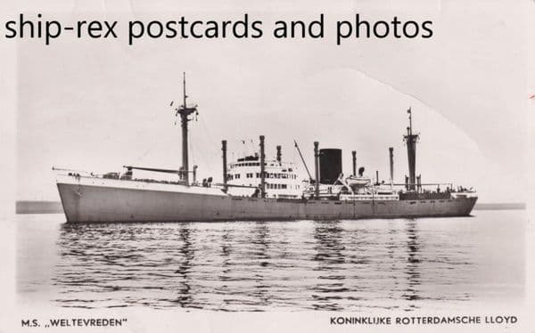 WELTEVREDEN (Royal Rotterdam Lloyd) a4